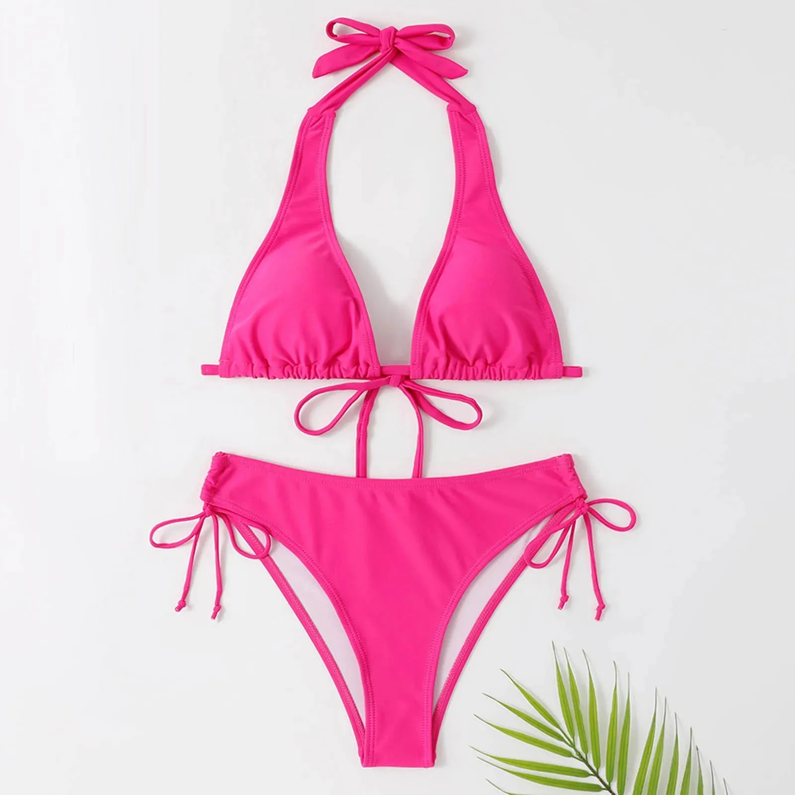 2023 Fashion Sexy Bikini Swimsuit Women Swimwear No Steel Bra Bikinis Set