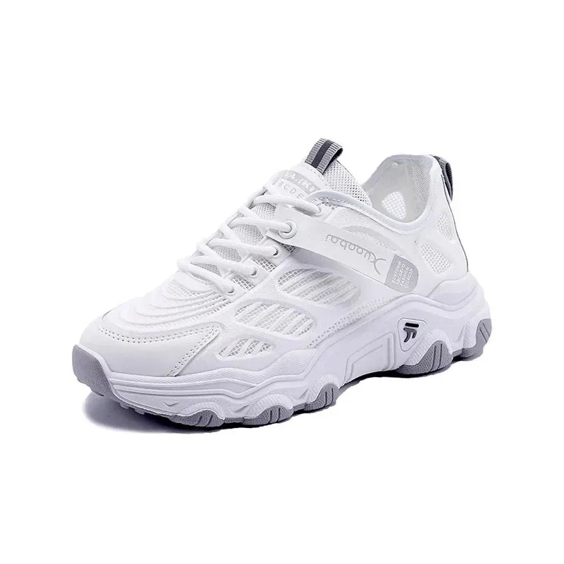 2024  New White Running Shoes Women Summer Women Sports Shoes Mesh Breathable Sneakers Wear-resistant Outdoor Casual Shoes