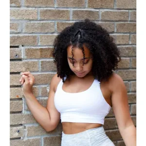 Amplify Sports Bra - Pearl White
