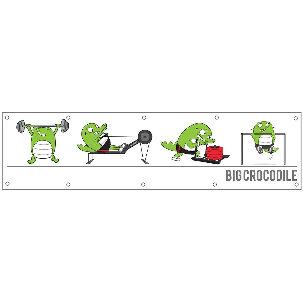 Big Crocodile Banner - Build your own