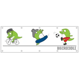 Big Crocodile Banner - Build your own