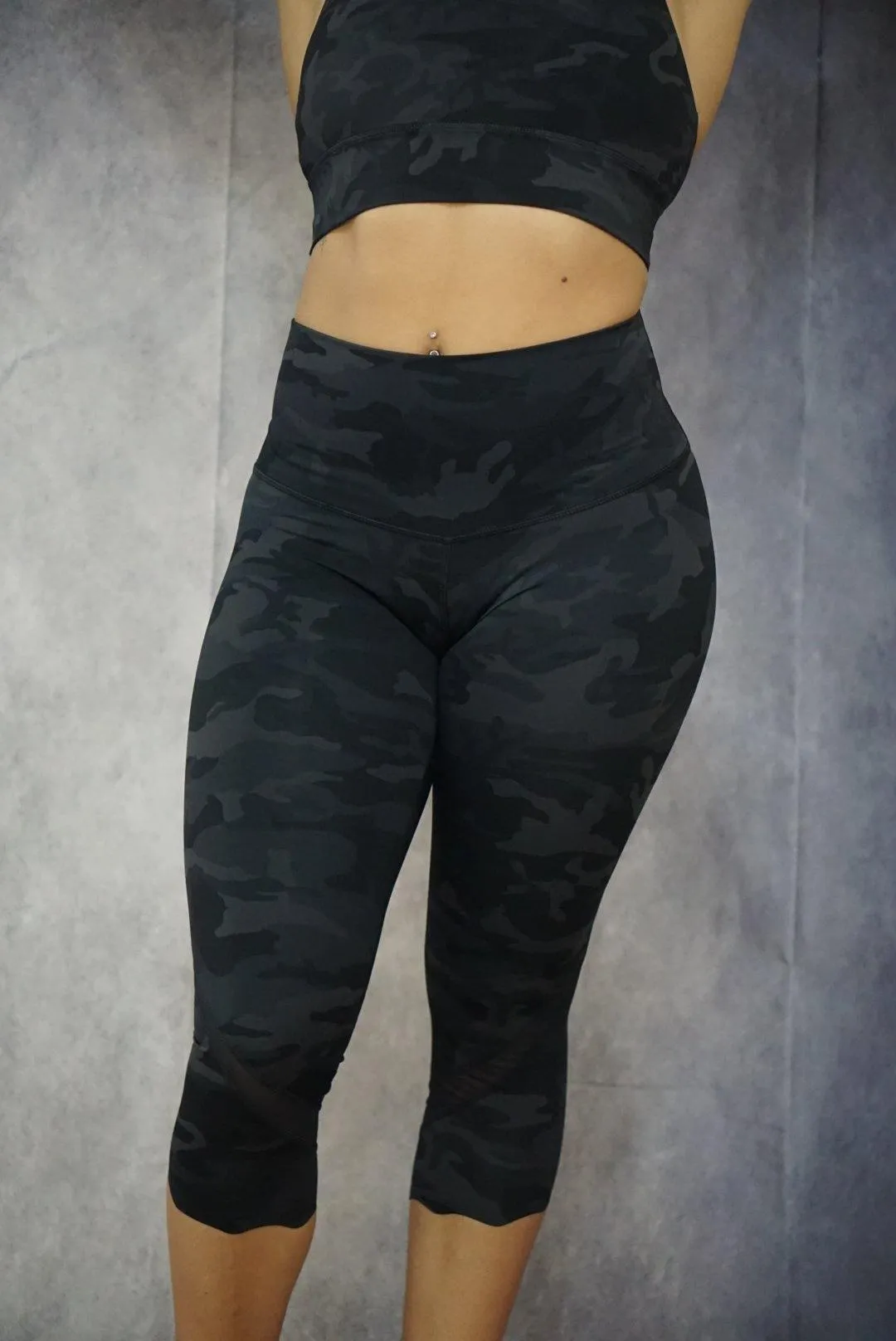 Breathless Camo Capri Leggings