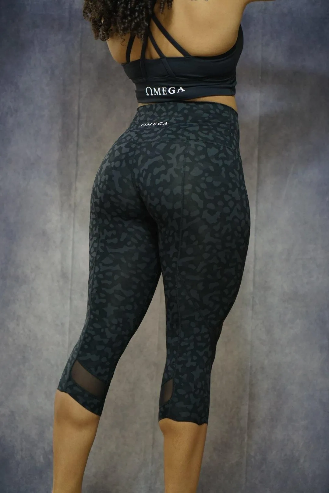 Breathless Leopard Capri Leggings