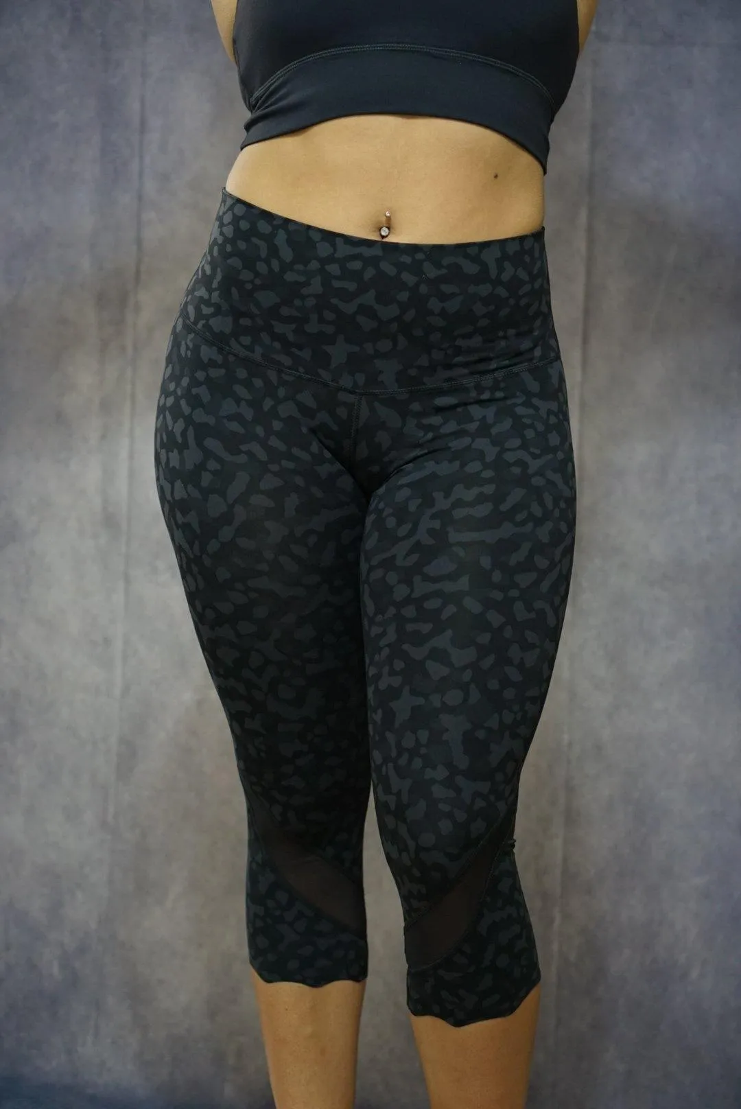 Breathless Leopard Capri Leggings