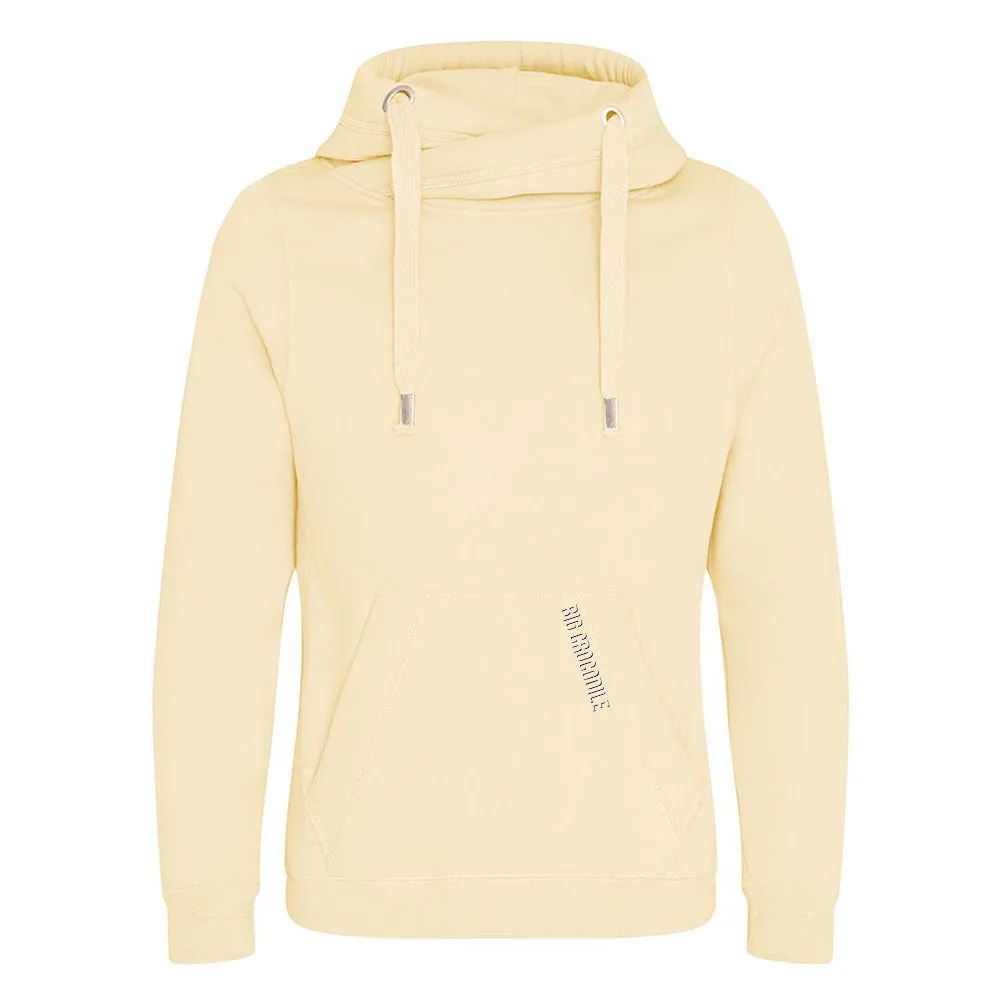 Cross Over Neck Hoodie