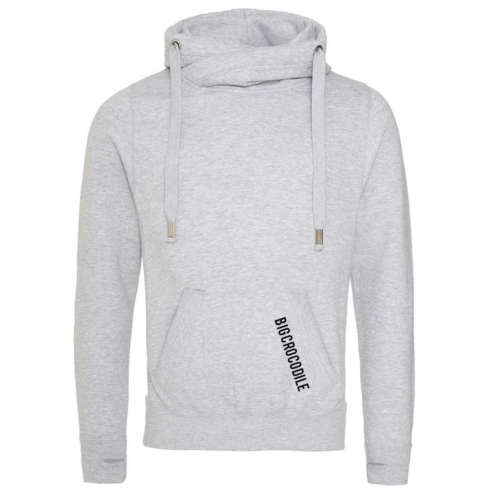Cross Over Neck Hoodie