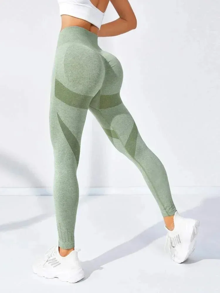 High Waist  Seamless Leggings Workout Sports Leggings for Women Push Up Pants Tights Fitness Clothes Scrunch Leggings SportWear