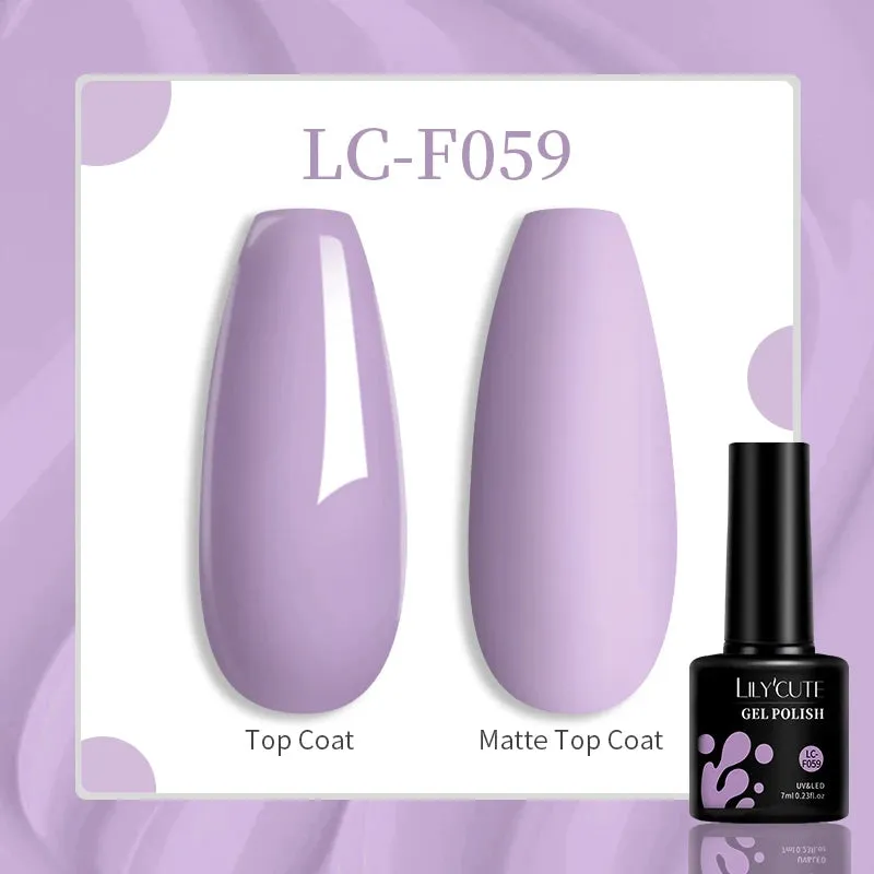 LILYCUTE 129 Colors 7ML Nail Gel Polish Nail Supplies Vernis Semi Permanent Nail Art Manicure Soak Off LED UV Gel Nail Varnishes