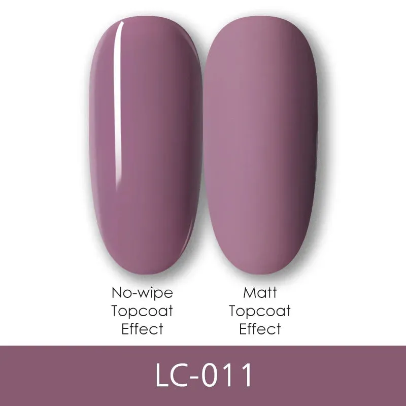 LILYCUTE Purple Serise UV Gel Nail Polish Nude Glitter Color Gel Semi Permanent Soak Off UV Gel For beginner Nail Art Varnish