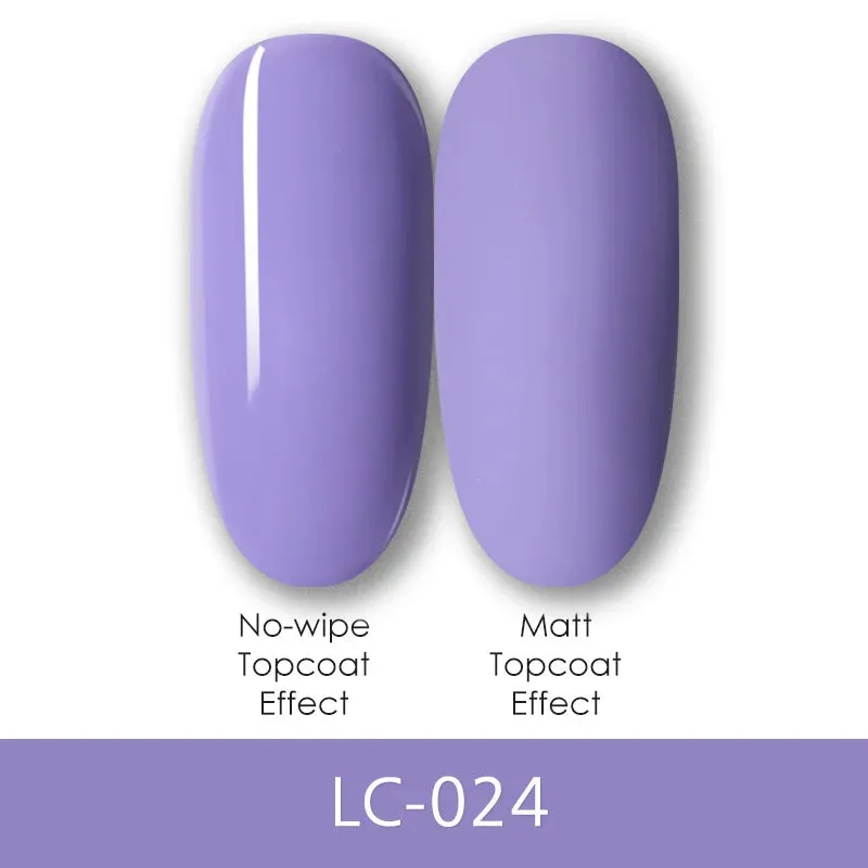 LILYCUTE Purple Serise UV Gel Nail Polish Nude Glitter Color Gel Semi Permanent Soak Off UV Gel For beginner Nail Art Varnish