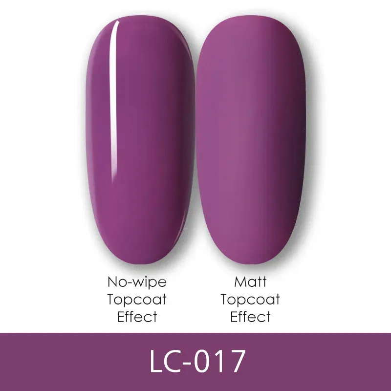 LILYCUTE Purple Serise UV Gel Nail Polish Nude Glitter Color Gel Semi Permanent Soak Off UV Gel For beginner Nail Art Varnish