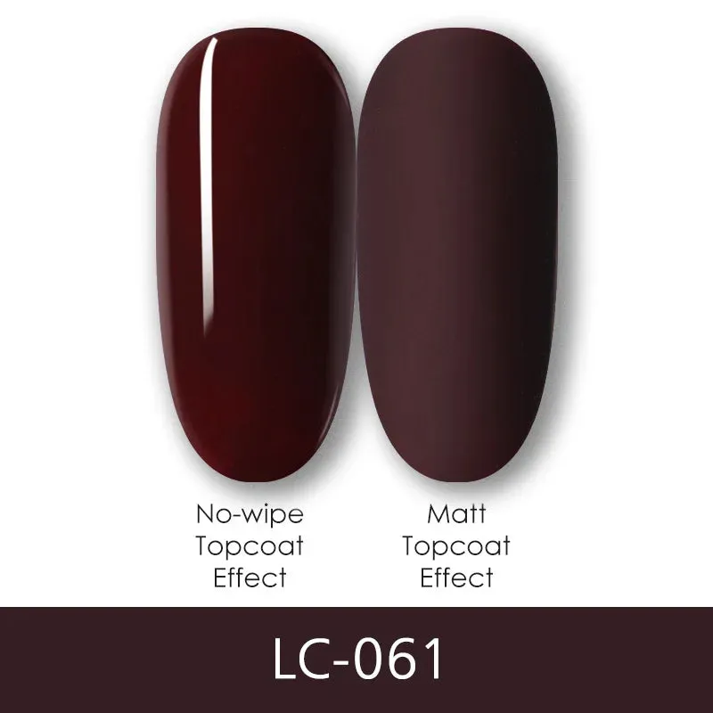 LILYCUTE Purple Serise UV Gel Nail Polish Nude Glitter Color Gel Semi Permanent Soak Off UV Gel For beginner Nail Art Varnish