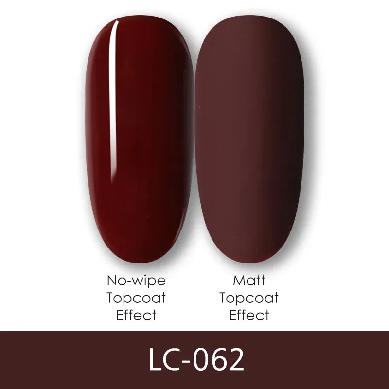 LILYCUTE Purple Serise UV Gel Nail Polish Nude Glitter Color Gel Semi Permanent Soak Off UV Gel For beginner Nail Art Varnish