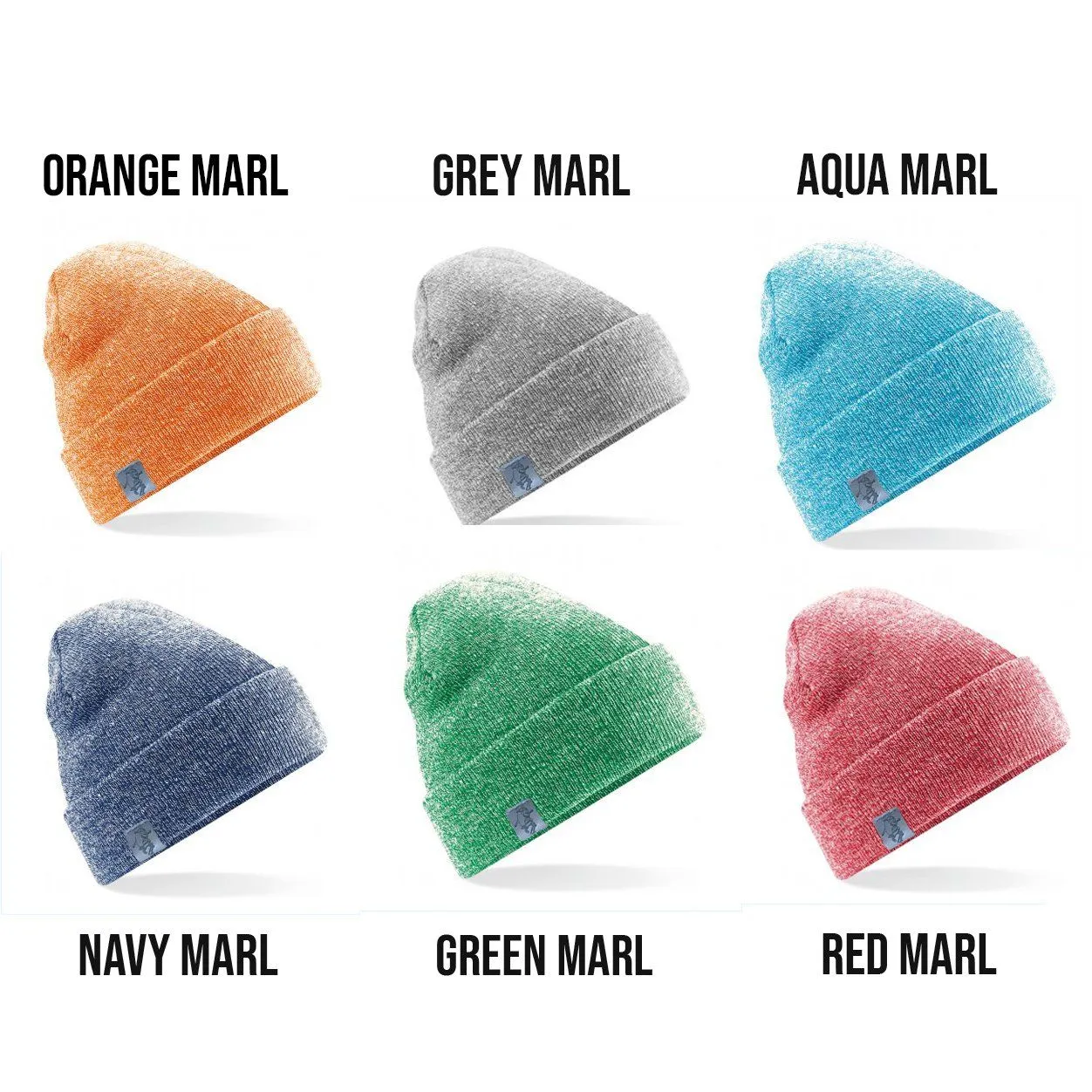 Marl Effect Big Croc Beanies