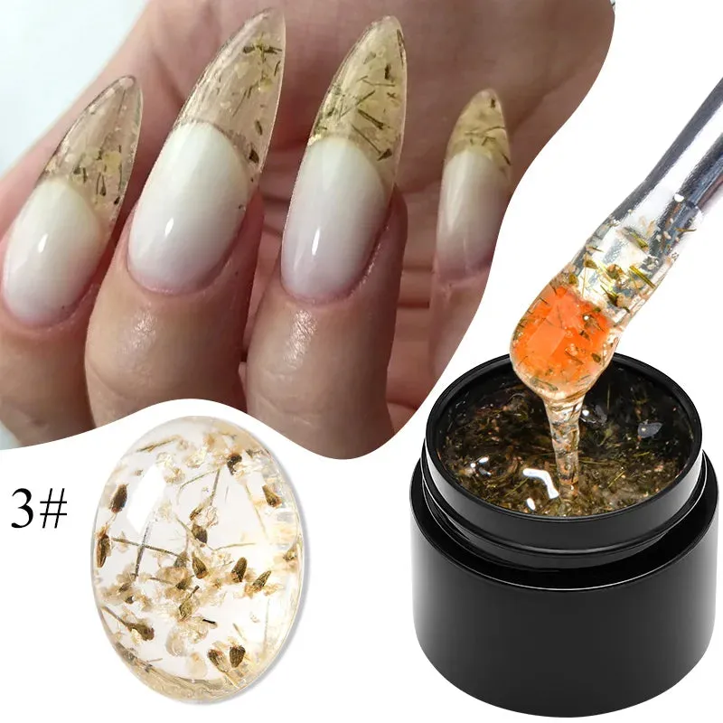 MEET ACROSS 8ml Macaron Glitter Sequins Nail Gel Polish Colorful Love Heart Irregular Shaped Sequins Nail Art Gel Varnishes DIY