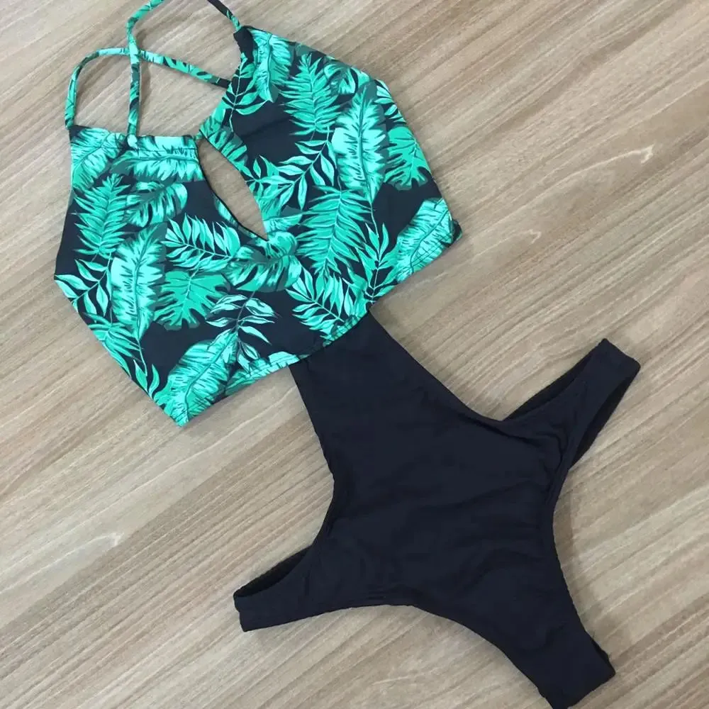 Melphieer 2019 Sexy Monokini Backless Swimsuit Lady Bodysuit Bathing Suit Monokinis Swimwear Women One Piece Swimsuit Bather XXL