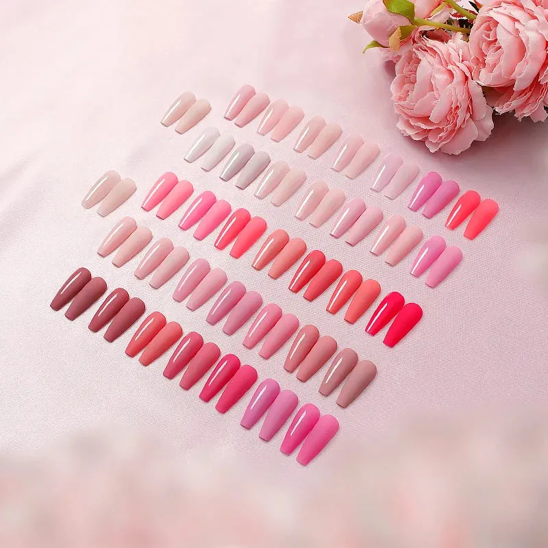 ROSALIND Nail Polish Varnish hybrid Red Series Nail Art Vernis Semi Permanent  Base Top Coat UV LED Soff Off Gel nail polish