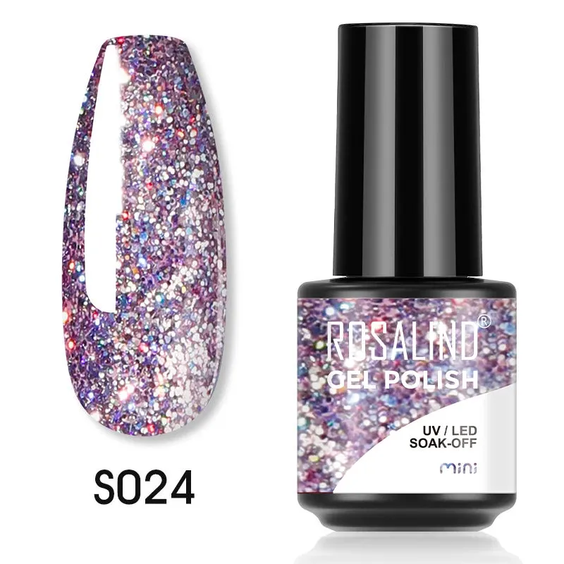 ROSALIND Nail Polish Varnish hybrid Red Series Nail Art Vernis Semi Permanent  Base Top Coat UV LED Soff Off Gel nail polish