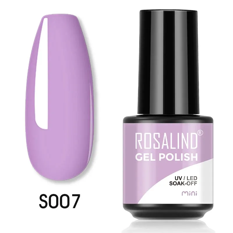 ROSALIND Nail Polish Varnish hybrid Red Series Nail Art Vernis Semi Permanent  Base Top Coat UV LED Soff Off Gel nail polish