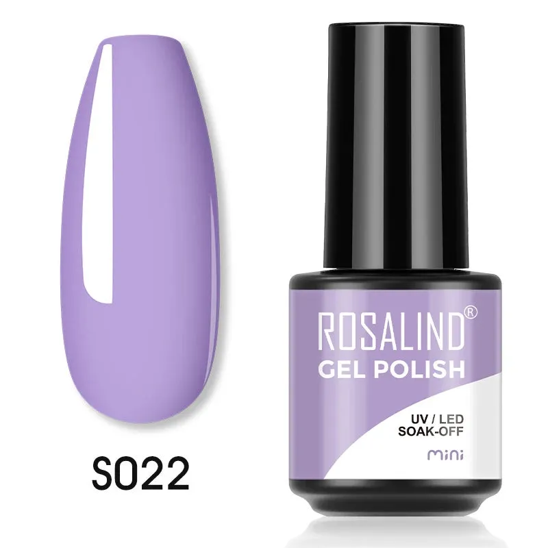 ROSALIND Nail Polish Varnish hybrid Red Series Nail Art Vernis Semi Permanent  Base Top Coat UV LED Soff Off Gel nail polish