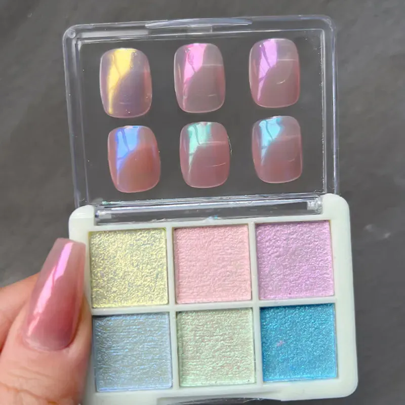 Semi-solid Magic Mirror Powder Modeling Gel 3D Tranparent Phototherapy Nail Art Glue Multifunctional Glue Soak Off UV Manicure8g