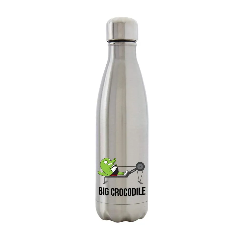 Silver Metal Bottle - Choose your Croc