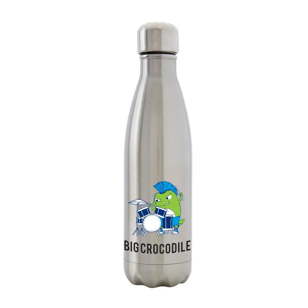 Silver Metal Bottle - Choose your Croc