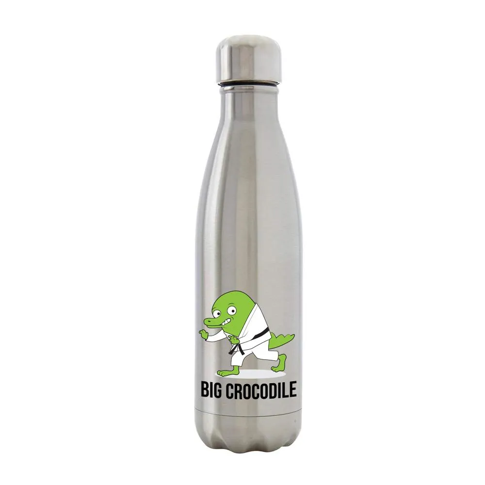Silver Metal Bottle - Choose your Croc