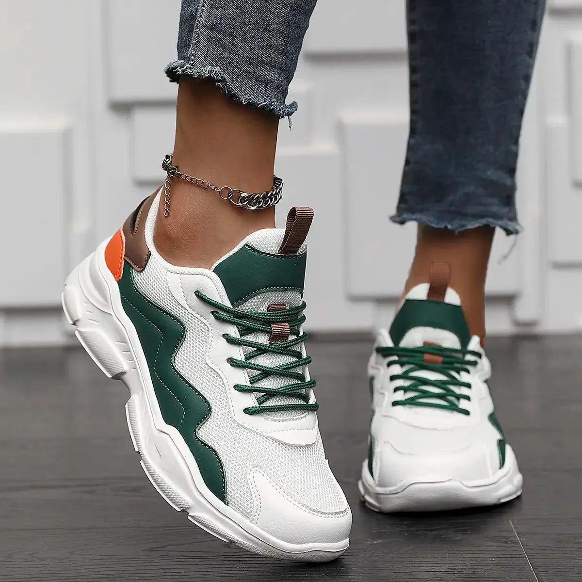Sneakers Women Shoes Women lightweight mesh breathable versatile casual shoes black sneakers for men and women