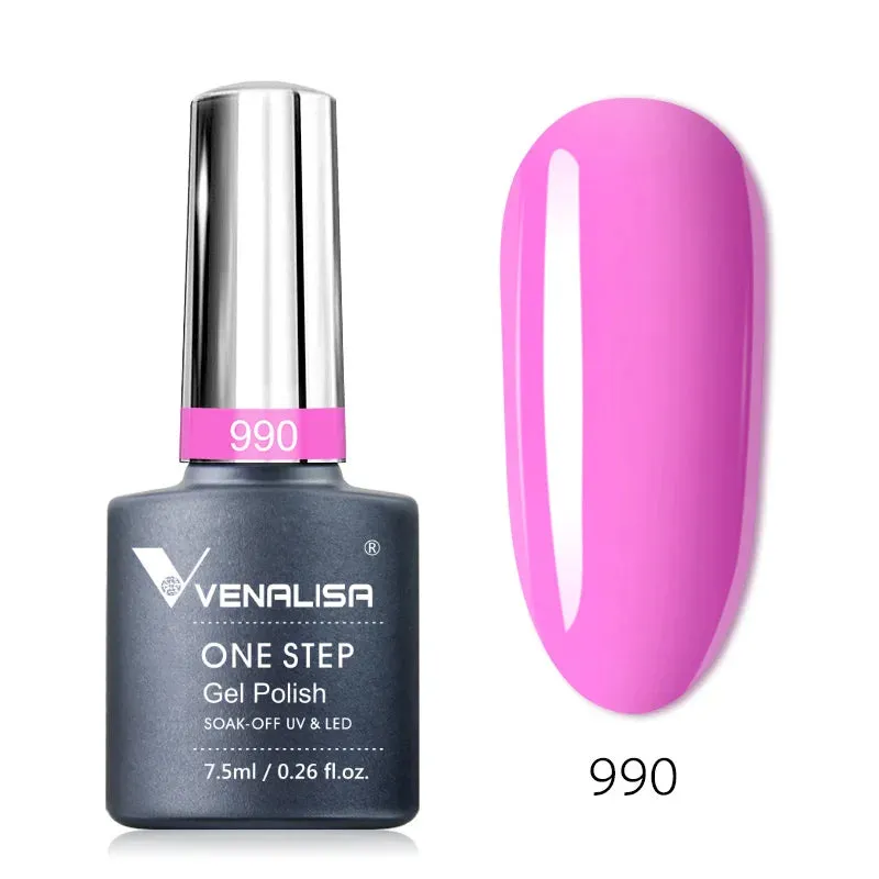 Venalisa 7.5ml One Step Gel Polish High Quality Nail Art Design For Manicure UV Gel Soak Off Red Blue Enamel Nail Polish Varnish