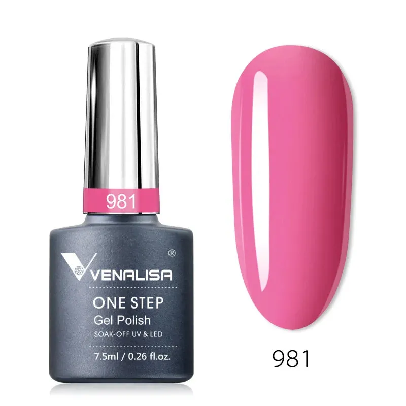 Venalisa 7.5ml One Step Gel Polish High Quality Nail Art Design For Manicure UV Gel Soak Off Red Blue Enamel Nail Polish Varnish