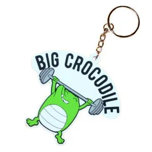 Weightlifter Croc Keyring