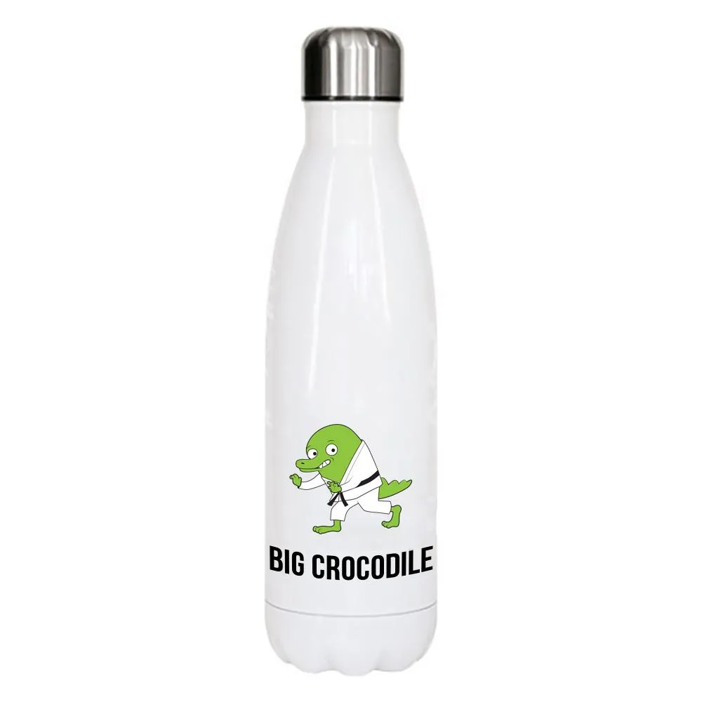 White Metal Bottle - Choose your Croc