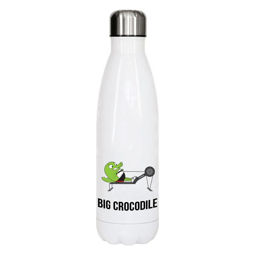 White Metal Bottle - Choose your Croc