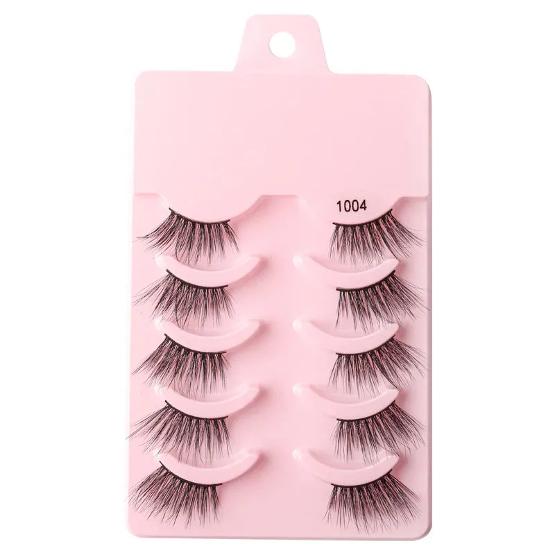 YSDO Half Eyelashes 3/5/10 Half Lashes Soft Natural Cat Eye Lashes Makeup Tool Extension Fluffy Faux Cils maquiagem Half Lashes