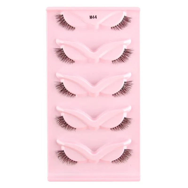 YSDO Half Eyelashes 3/5/10 Half Lashes Soft Natural Cat Eye Lashes Makeup Tool Extension Fluffy Faux Cils maquiagem Half Lashes