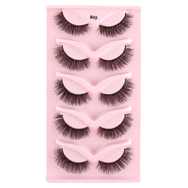 YSDO Half Eyelashes 3/5/10 Half Lashes Soft Natural Cat Eye Lashes Makeup Tool Extension Fluffy Faux Cils maquiagem Half Lashes