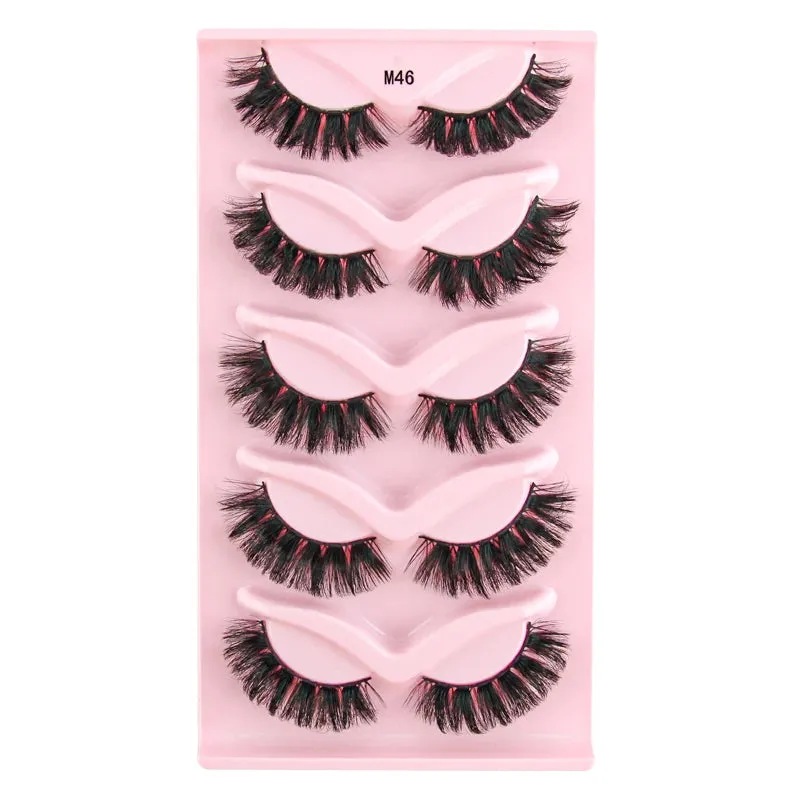 YSDO Half Eyelashes 3/5/10 Half Lashes Soft Natural Cat Eye Lashes Makeup Tool Extension Fluffy Faux Cils maquiagem Half Lashes